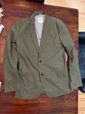 GAP Men’s Army Green Casual Blazer Jacket